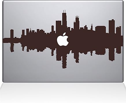 The Decal Guru Chicago City Skyline Decal Vinyl Sticker, 15