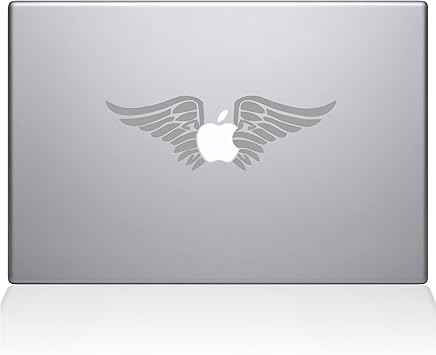 The Decal Guru Cherub Angel Wings MacBook Decal Vinyl Sticker - 15