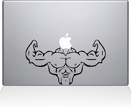 The Decal Guru Body Builder Decal Vinyl Sticker, 15