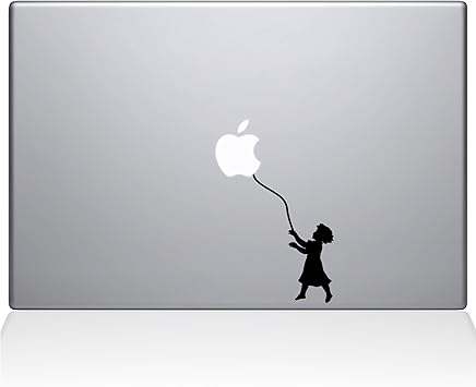 The Decal Guru 1011-MAC-13X-BLA Balloon of Hope Girl Vinyl Sticker, 13