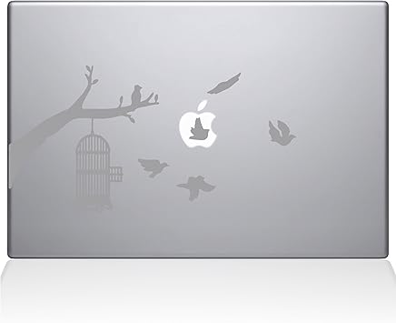 The Decal Guru Birdcage Tree Apple Ad Decal Vinyl Sticker, 13