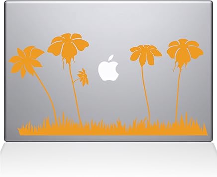 The Decal Guru Spring Flowers MacBook Decal Vinyl Sticker - 13