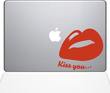 The Decal Guru Kiss Your Lips Decal Vinyl Sticker, 15