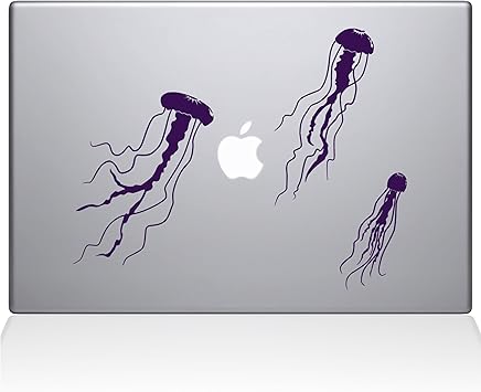 The Decal Guru Jellyfish MacBook Decal Vinyl Sticker - 13