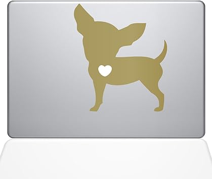 The Decal Guru I Love My Chihuahua Decal Vinyl Sticker, 13