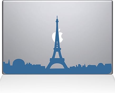 The Decal Guru 2070-MAC-13X-LB Paris City Skyline Decal Vinyl Sticker, 13