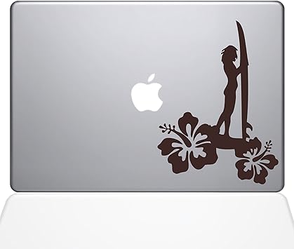 The Decal Guru Surfer Girl Decal Vinyl Sticker, 13