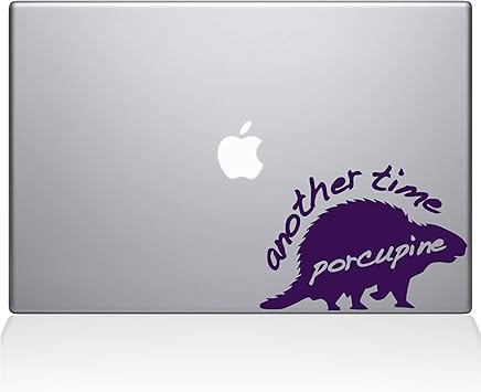 The Decal Guru 1005-MAC-13X-LAV Another Time Porcupine Vinyl Sticker, 13