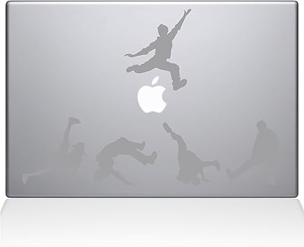 The Decal Guru 1028-MAC-15X-S Break Dancer Silhouettes Vinyl Sticker, 15