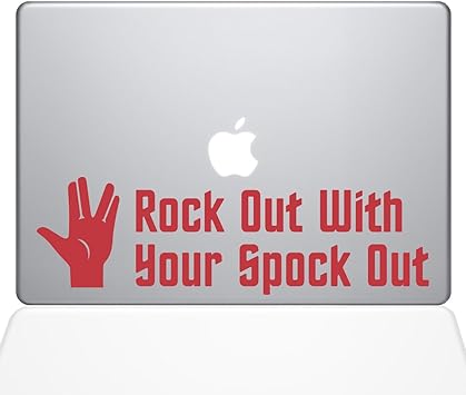 The Decal Guru Rock Out with Spock Decal Vinyl Sticker, 13