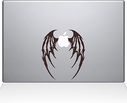 The Decal Guru Demon Wings MacBook Decal Vinyl Sticker - 13