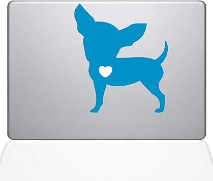 The Decal Guru I Love My Chihuahua Decal Vinyl Sticker, 15