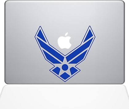 The Decal Guru Air Force MacBook Decal Vinyl Sticker - 13