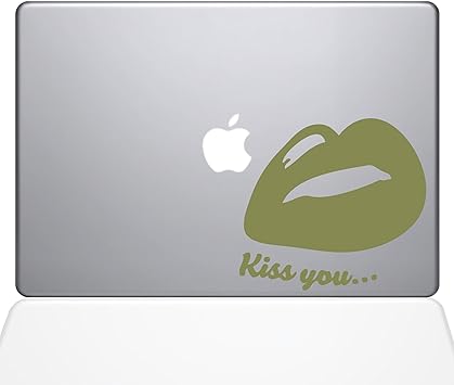 The Decal Guru Kiss Your Lips Decal Vinyl Sticker, 15