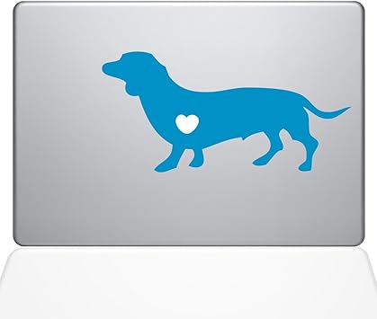 The Decal Guru I Love My Dachshund Decal Vinyl Sticker, 13