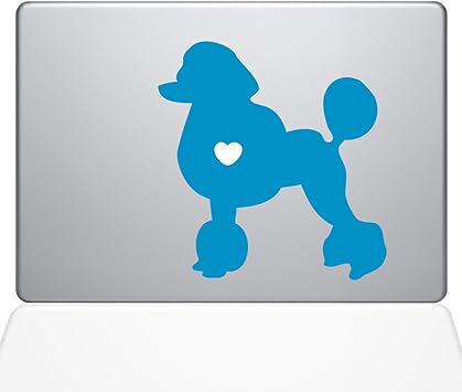 The Decal Guru I Love My Poodle Decal Vinyl Sticker, 15