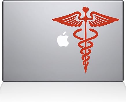 The Decal Guru Medical Symbol MacBook Decal Vinyl Sticker - 15