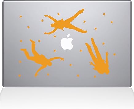 The Decal Guru Falling Men MacBook Decal Vinyl Sticker - 13