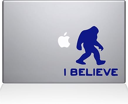 The Decal Guru 1904-MAC-13X-DB I Believe Bigfoot Decal Vinyl Sticker, 13