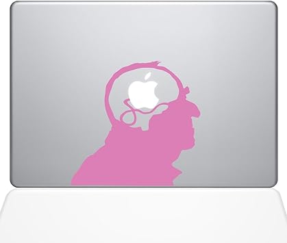 The Decal Guru Steampunk Apple Brain MacBook Decal Vinyl Sticker - 15