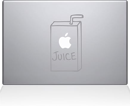 The Decal Guru 1008-MAC-13X-S Apple Juice Vinyl Sticker, 13