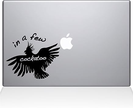 The Decal Guru in a Few Cockatoo MacBook Decal Vinyl Sticker - 15