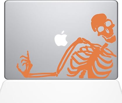 The Decal Guru 2078-MAC-13X-P No You Didn't Skeleton Decal Vinyl Sticker, 13