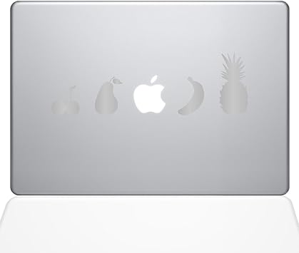 The Decal Guru Fruit Lineup MacBook Decal Vinyl Sticker - 15