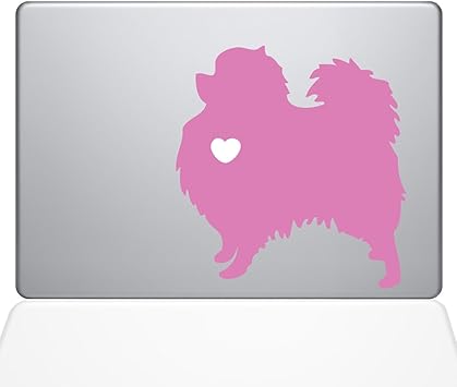 The Decal Guru I Love My Pomeranian Decal Vinyl Sticker, 13