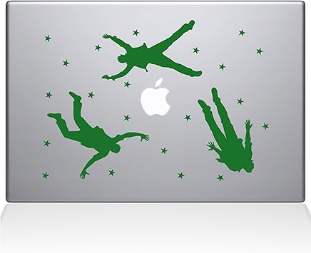 The Decal Guru Falling Men MacBook Decal Vinyl Sticker - 15