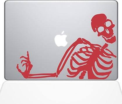 The Decal Guru 2078-MAC-15X-DR No You Didn't Skeleton Decal Vinyl Sticker, 15