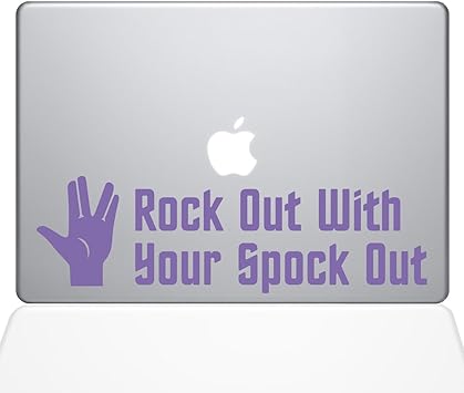 The Decal Guru Rock Out with Spock Decal Vinyl Sticker, 13