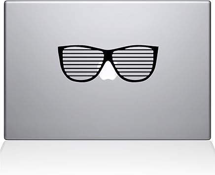 The Decal Guru 1905-MAC-15X-BLA Party Glasses Decal Vinyl Sticker, Black, 15