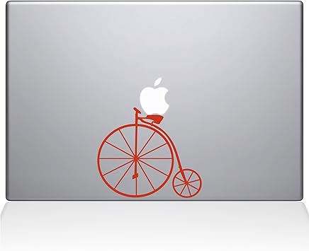 The Decal Guru Vintage Bicycle MacBook Decal Vinyl Sticker - 13