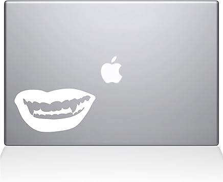 The Decal Guru Vampire Lips MacBook Decal Vinyl Sticker - 13