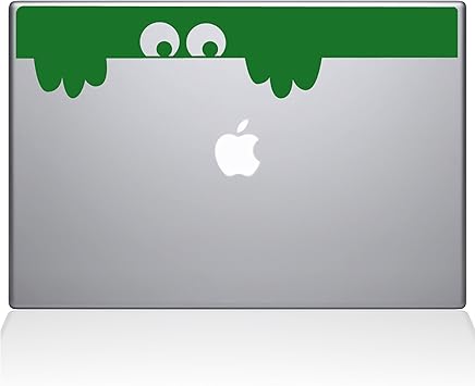 The Decal Guru Peek-a-Boo Monster MacBook Decal Vinyl Sticker - 13