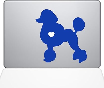 The Decal Guru I Love My Poodle Decal Vinyl Sticker, 15