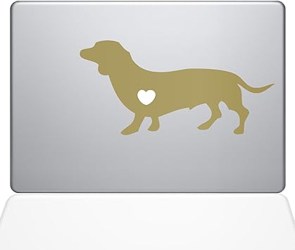 The Decal Guru I Love My Dachshund Decal Vinyl Sticker, 13