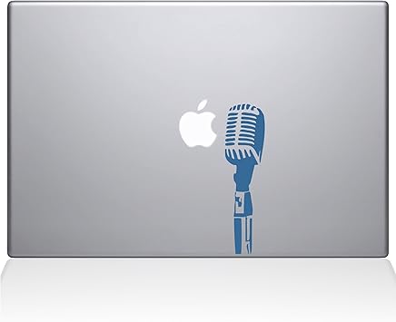 The Decal Guru Open Mic MacBook Decal Vinyl Sticker - 13