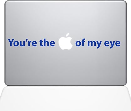 The Decal Guru You're The Apple of My Eye MacBook Decal Vinyl Sticker - 15