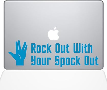 The Decal Guru Rock Out with Spock Decal Vinyl Sticker, 15