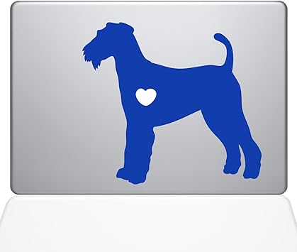 The Decal Guru I Love My Airedale Terrier Decal Vinyl Sticker, 13