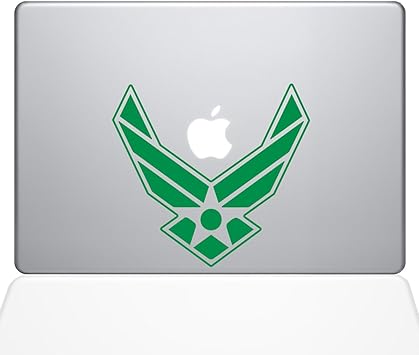 The Decal Guru Air Force MacBook Decal Vinyl Sticker - 15