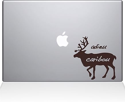 The Decal Guru 1000-MAC-13X-BRO Adieu Caribou Vinyl Sticker, 13