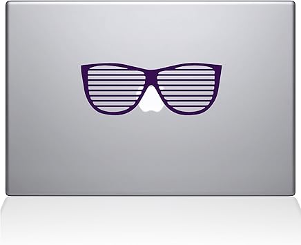 The Decal Guru 1905-MAC-13X-LAV Party Glasses Decal Vinyl Sticker, Lavender, 13