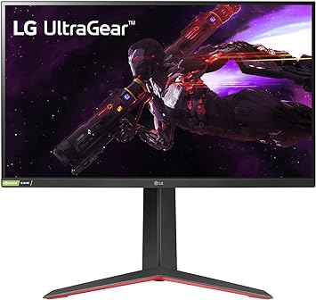 LG 27GP850-B Ultragear Gaming Monitor 27 inch QHD (2560 x 1440) Nano IPS Display 1ms Response Time 165Hz Refresh Rate NVIDIA G-SYNC Compatible AMD FreeSync Premium Tilt/Height/Pivot Adjustable Stand