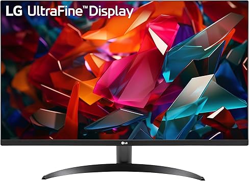 LG 32UR500K-B Ultrafine 32-inch 4K UHD (3840x2160) Computer Monitor HDR10 Built-in Speaker x2 OnScreen Control Reader Mode Flicker Safe Borderless Design HDMIx2 DisplayPort Black