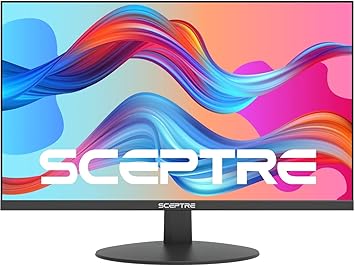 Sceptre IPS 27-Inch Business Computer Monitor 1080p 75Hz with HDMI VGA Build-in Speakers, Machine Black 2020 (E275W-FPT), 27