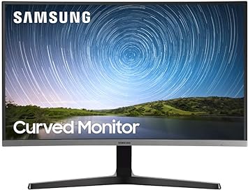 SAMSUNG 27-Inch CR50 Frameless Curved Gaming Monitor (LC27R500FHNXZA) – 60Hz Refresh, Computer Monitor, 1920 x 1080p Resolution, 4ms Response, FreeSync, HDMI,Black