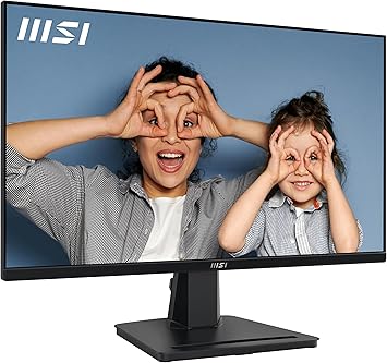 MSI PRO MP251 24.5-inch IPS 1920 x 1080 (FHD) Computer Monitor, 100Hz, Adaptive-Synch, HDMI, VGA Port, VESA Mountable, Tilt, Speaker, 1ms, Black